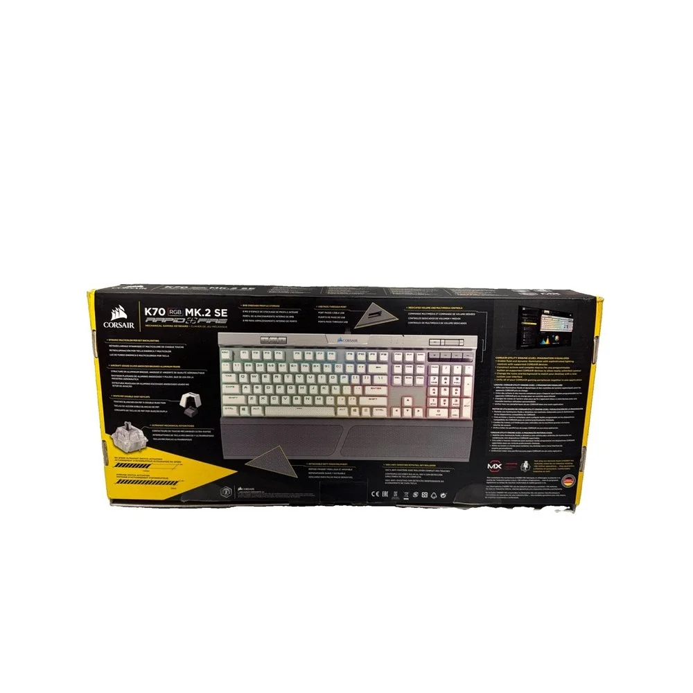 Corsair K70 RGB MK.2 SE Mechanical RAPIDFIRE Gaming Keyboard - USB Passthrough